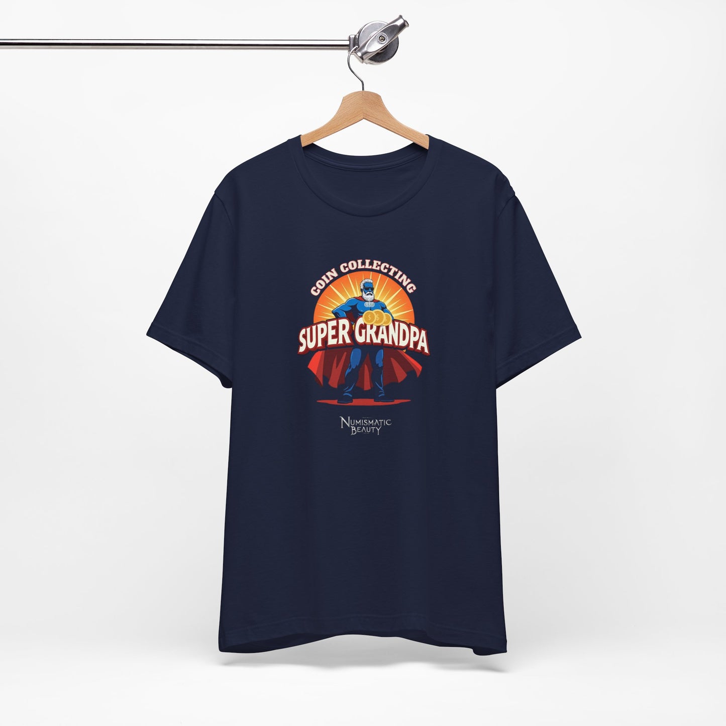 Coin Collecting Super Grandpa T-shirt