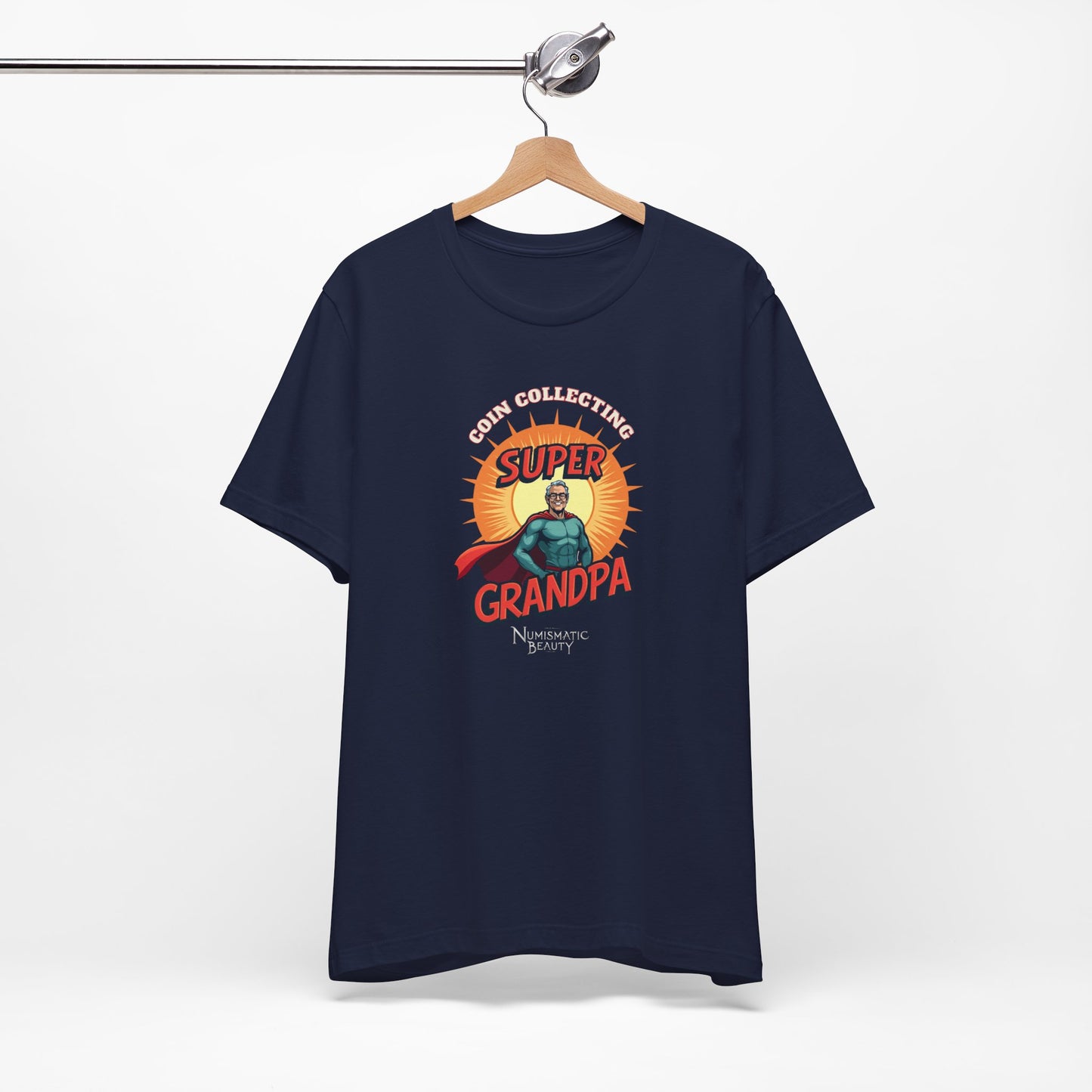 Coin Collecting Super Grandpa T-shirt