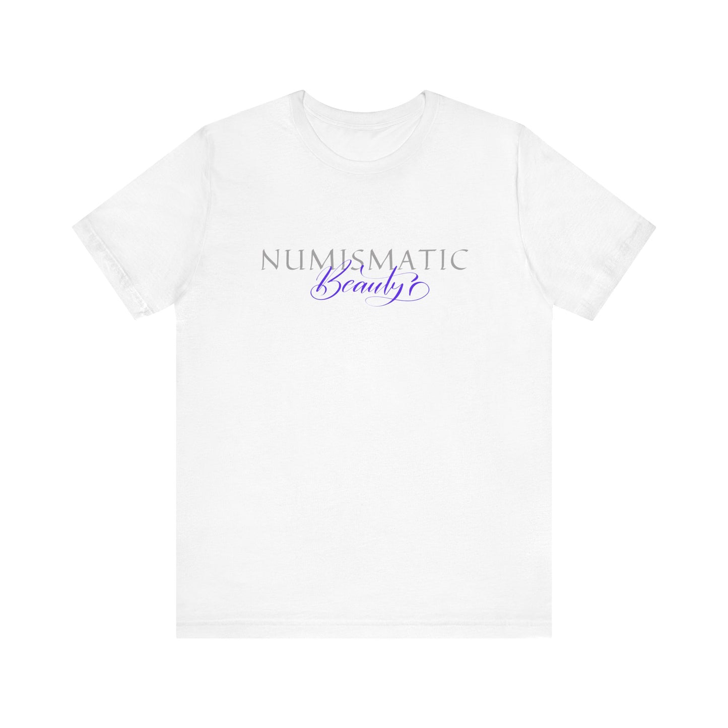 Numismatic Beauty Brand Purple Logo T-shirt