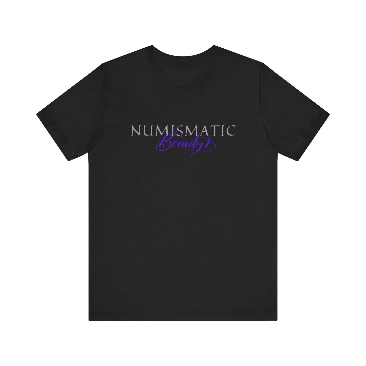 Numismatic Beauty Brand Purple Logo T-shirt