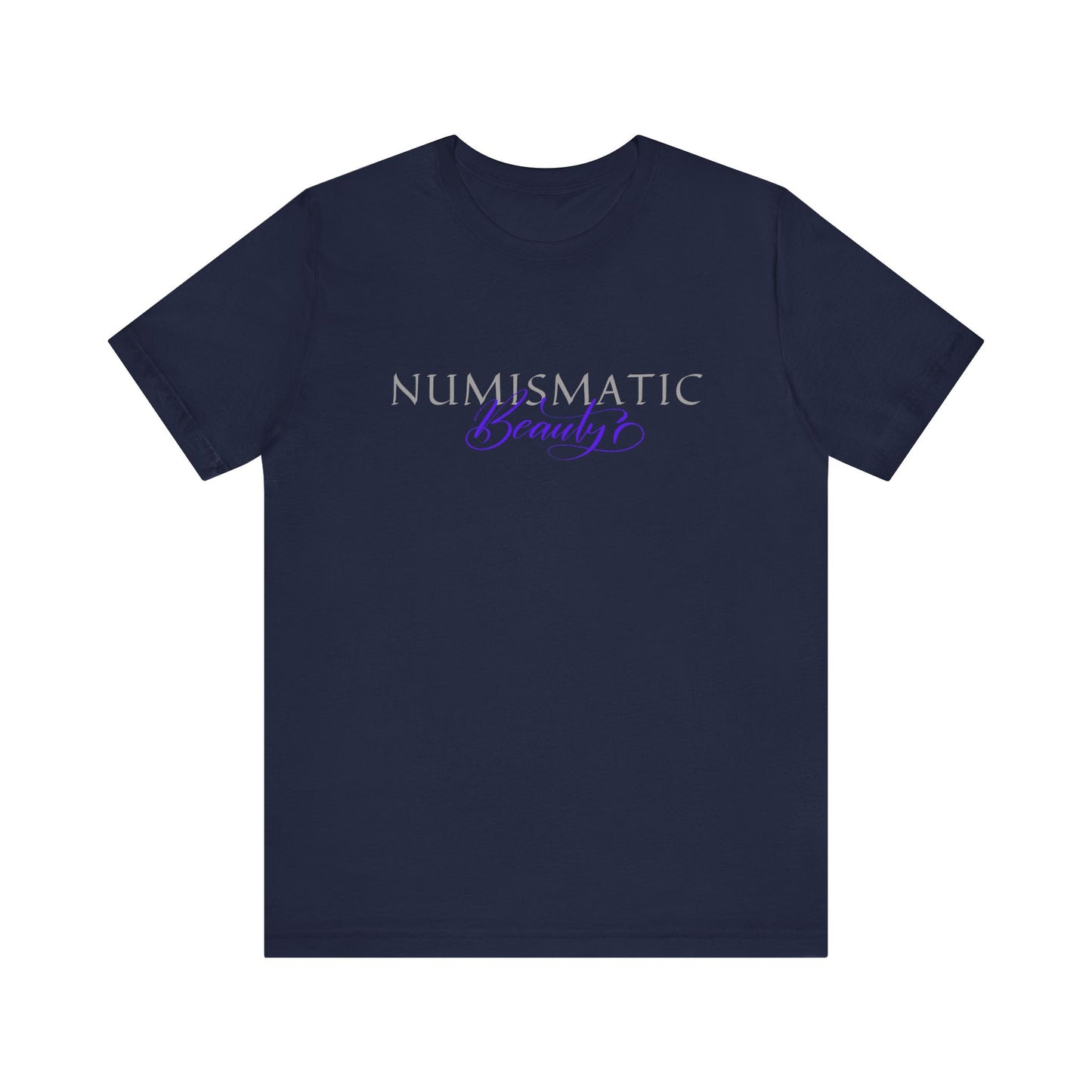 Numismatic Beauty Brand Purple Logo T-shirt