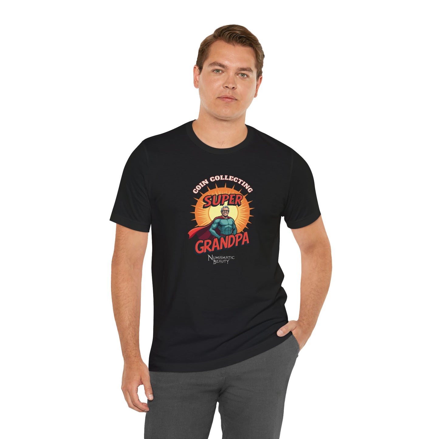 Coin Collecting Super Grandpa T-shirt