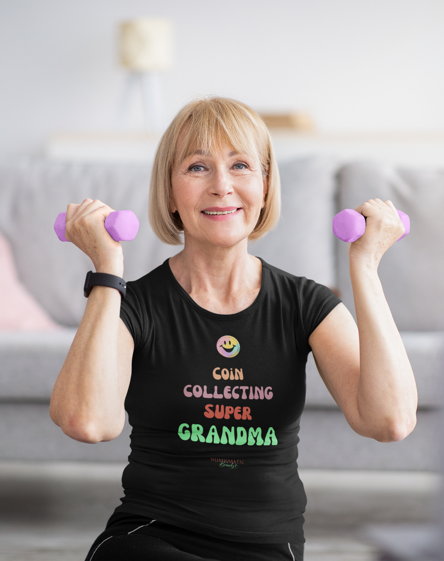 COIN COLLECTING SUPER GRANDMA T-shirt