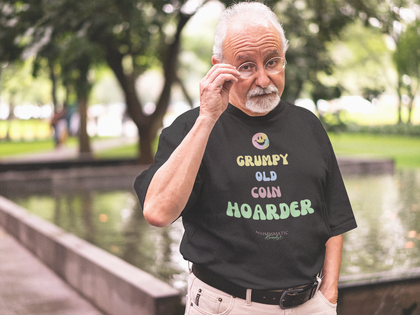 Grumpy Old Coin Hoarder T-shirt