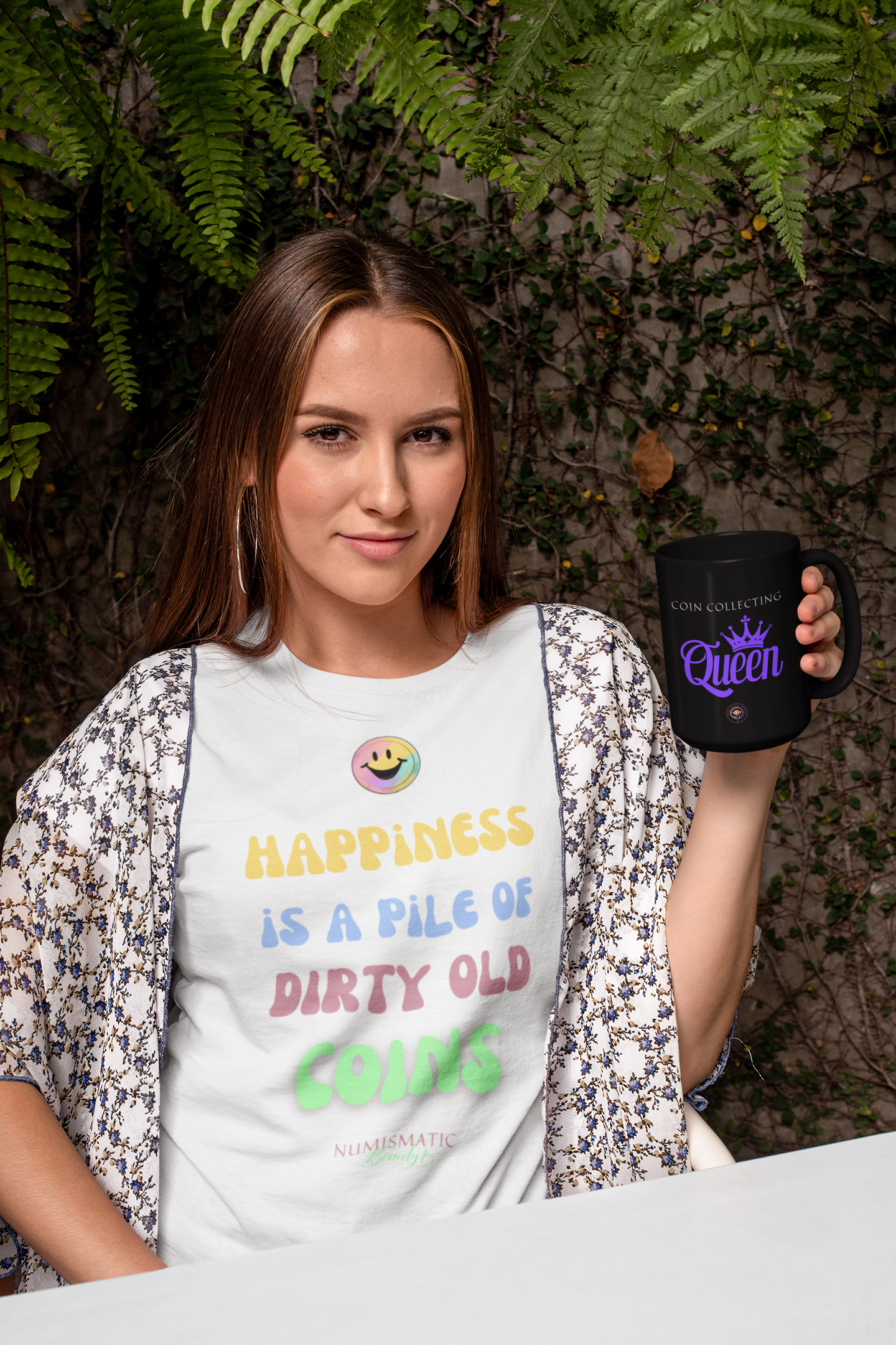 Happiness is a Pile of Dirty Old Coins T-shirt