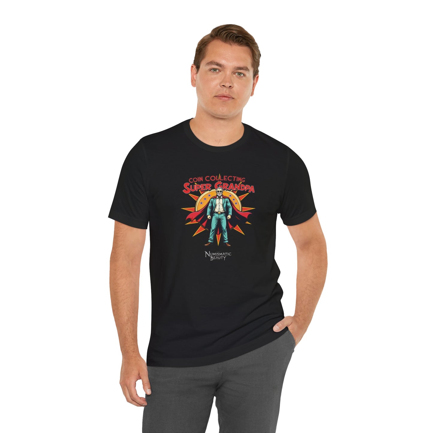 Coin Collecting Super Grandpa T-shirt