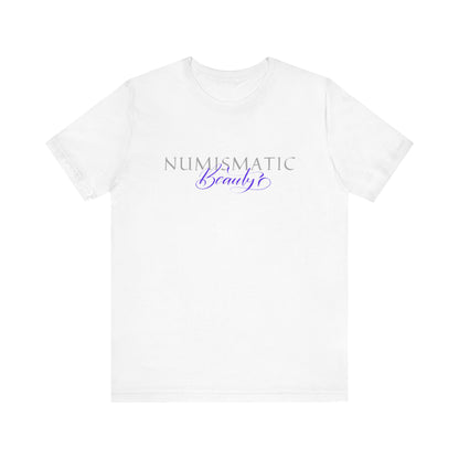 Numismatic Beauty Brand Purple Logo T-shirt