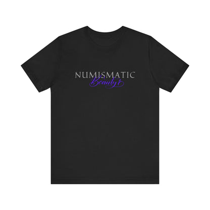 Numismatic Beauty Brand Purple Logo T-shirt