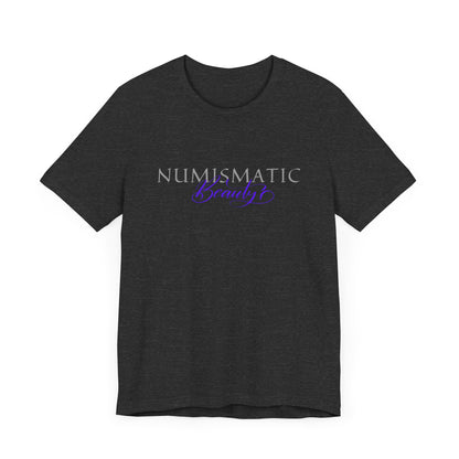 Numismatic Beauty Brand Purple Logo T-shirt