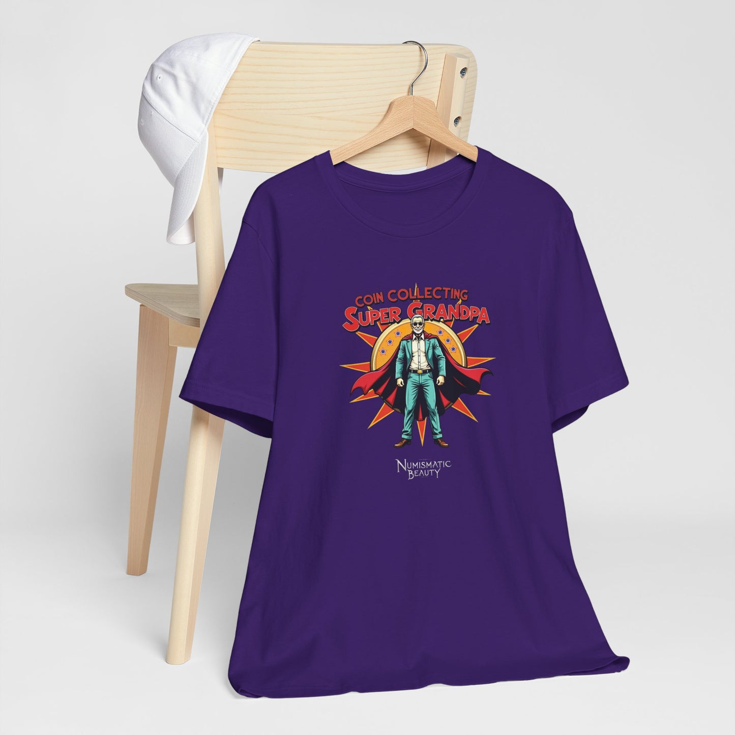 Coin Collecting Super Grandpa T-shirt