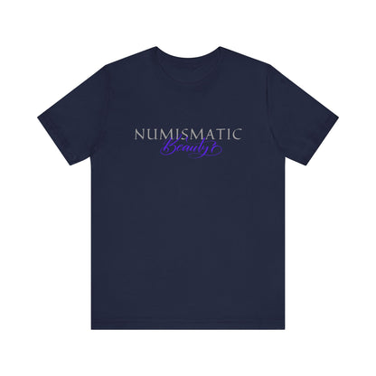 Numismatic Beauty Brand Purple Logo T-shirt