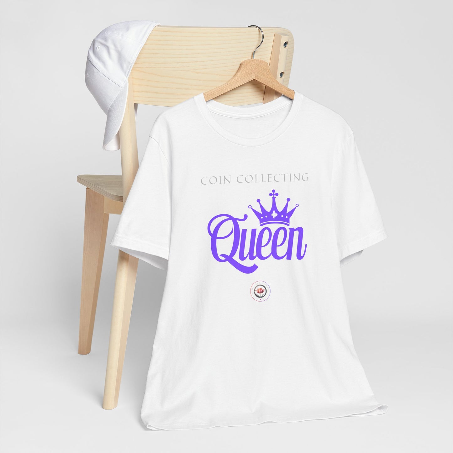 Coin Collecting QUEEN Unisex Tee -  Numismatic Beauty Brand Gift Shirt for Coin Collectors