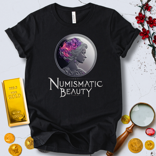 Coin Collecting T-shirt  Coin Queen Series #001
