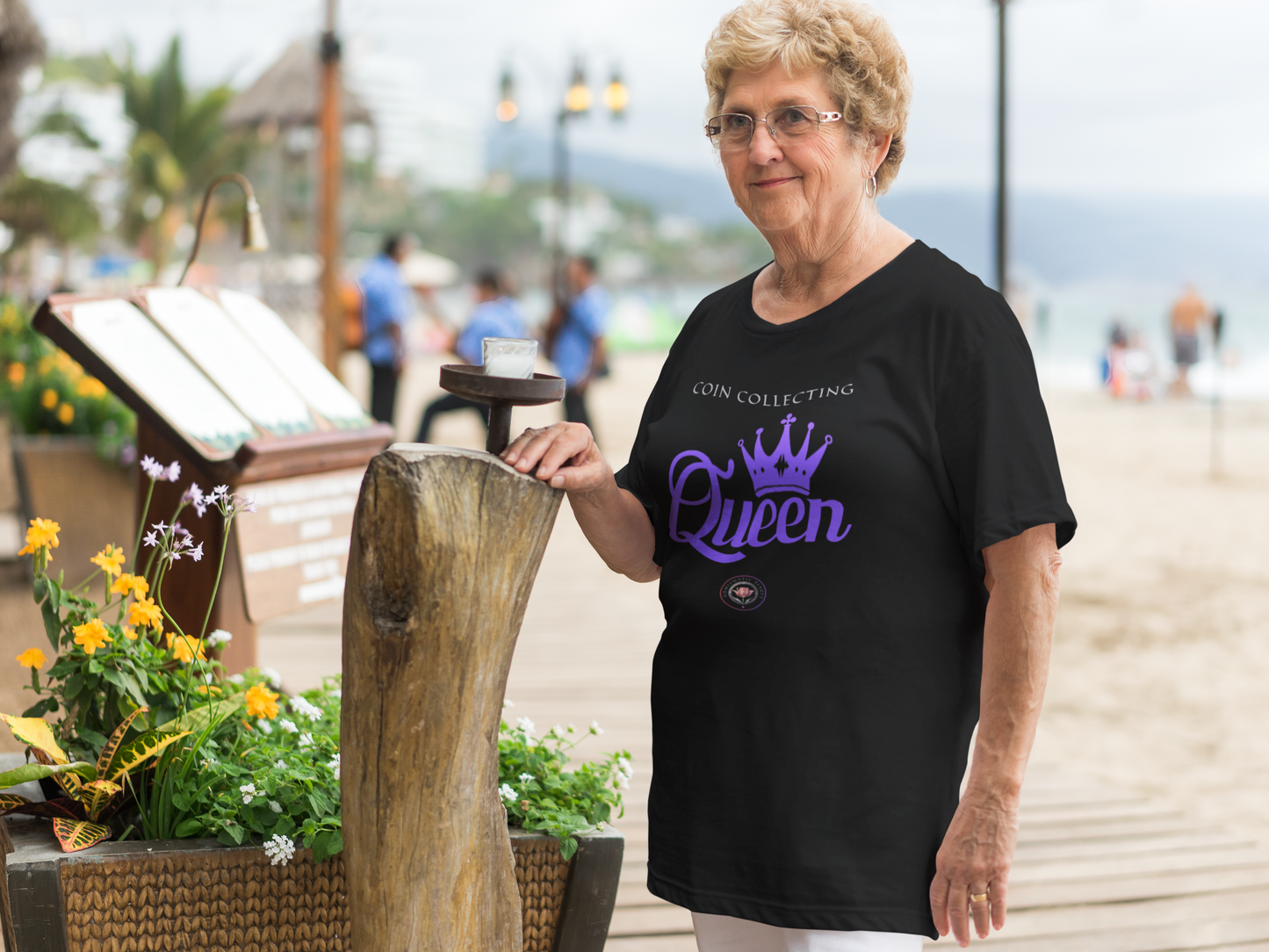Coin Collecting QUEEN Unisex Tee -  Numismatic Beauty Brand Gift Shirt for Coin Collectors