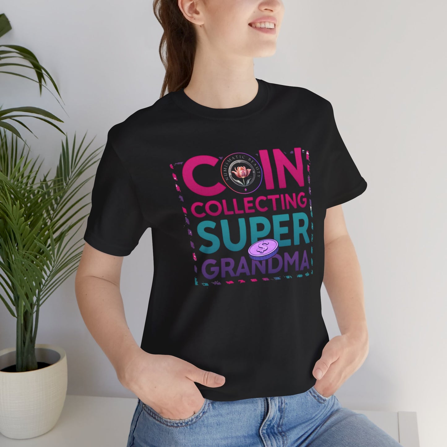 Coin Collecting Super Grandma T-shirt