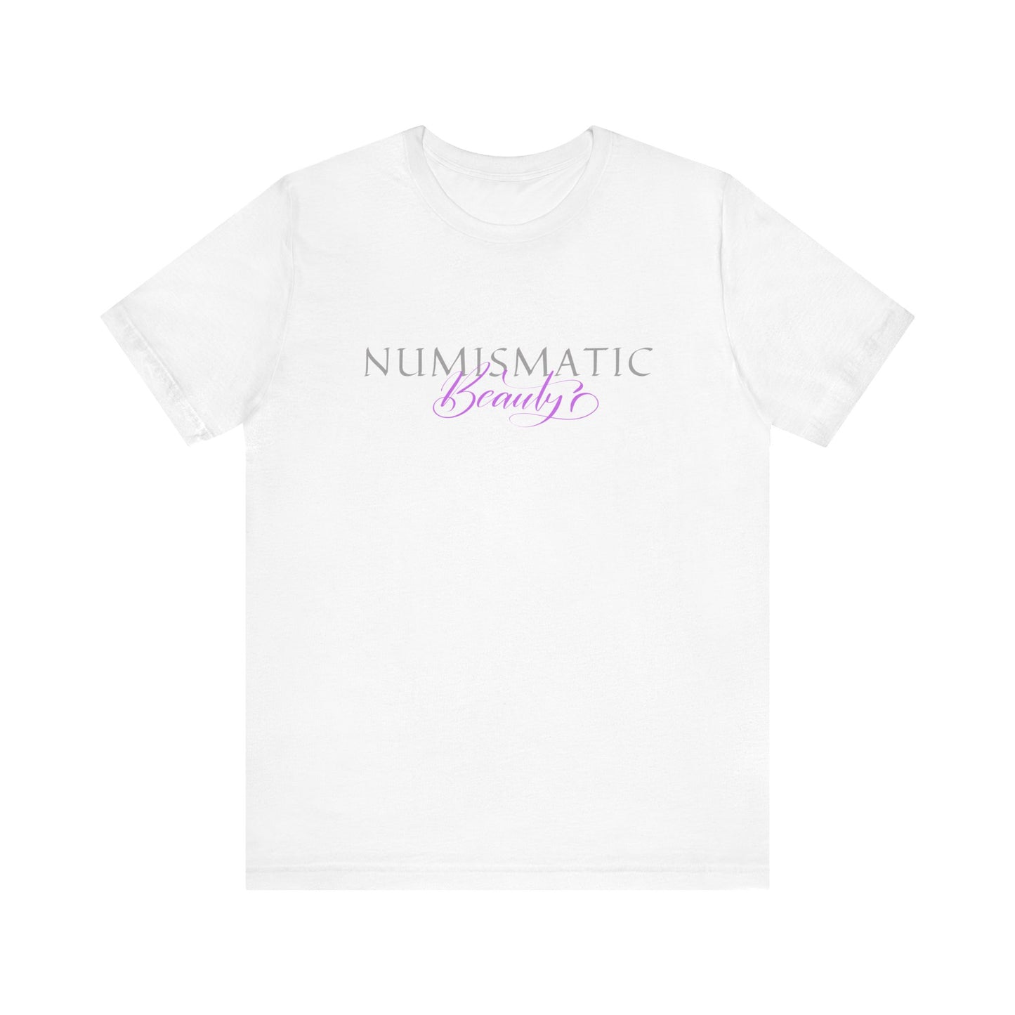 Numismatic Beauty Brand PINK Logo Unisex Tee -   Coin Collector Gift Shirt