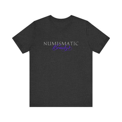Numismatic Beauty Brand Purple Logo T-shirt